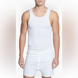 Nordstrom NIB 4-Pack Supima Cotton Athletic Tanks. Size Small.
